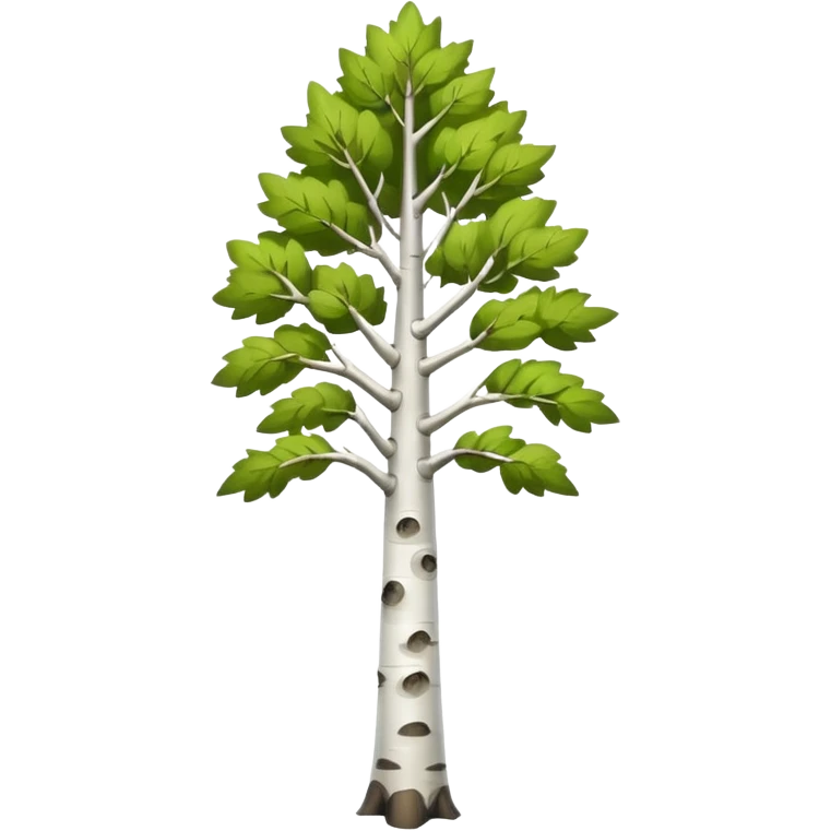 birch tree emoji