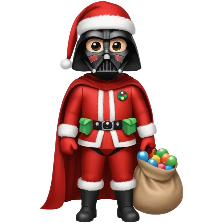 darth vader santa emoji