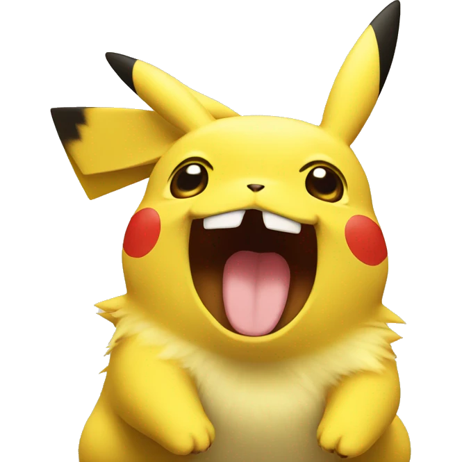 PIKACHU WITH MOUTH CLOSED emoji