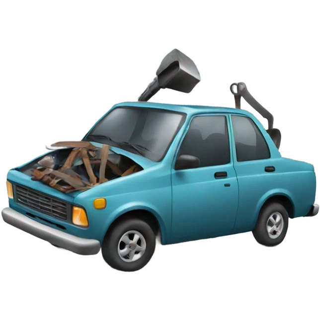 Scrap car emoji