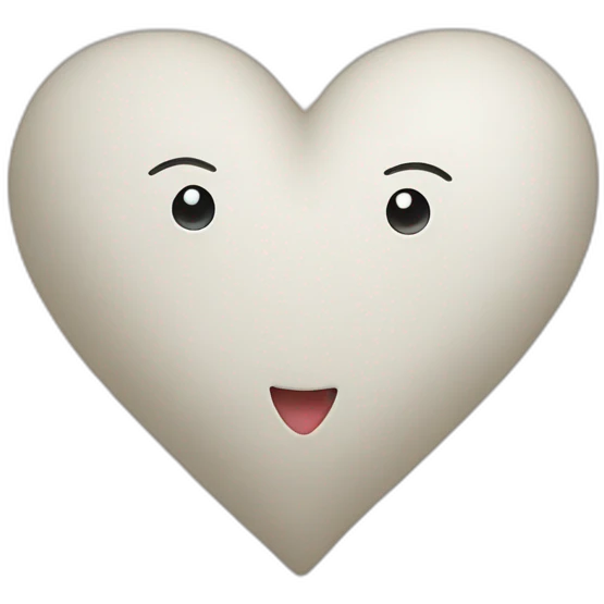 Heart on poulp emoji