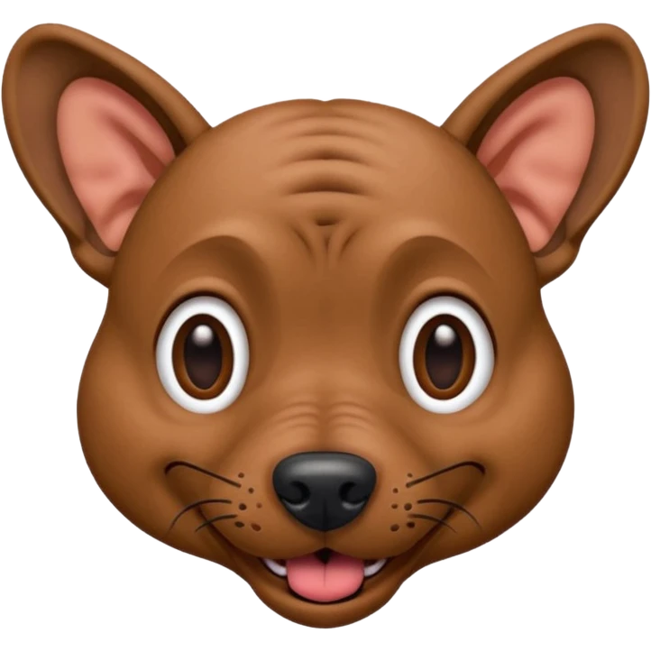 Xoloitzcuintle Dog silly goofy expression emoji