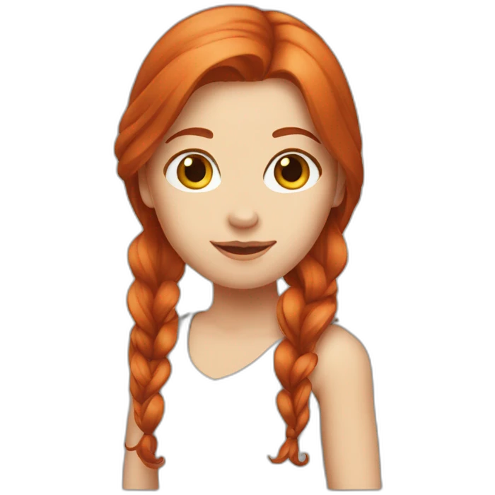Redhead girl emoji