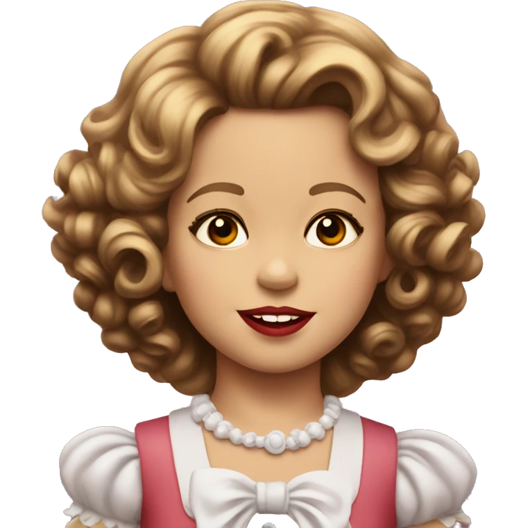 aesthetic shirley temple emoji