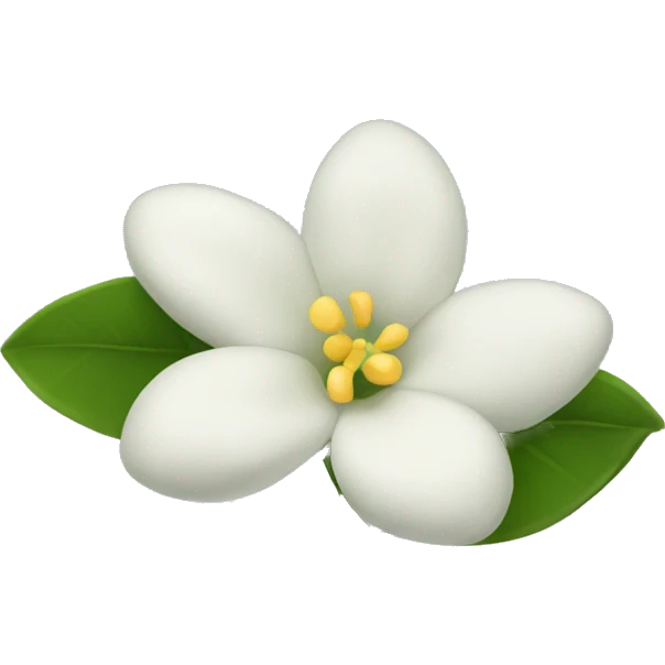 Night Jasmine flower emoji