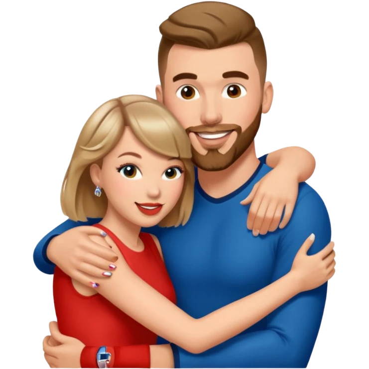 Taylor swift and travis Kelce￼ emoji