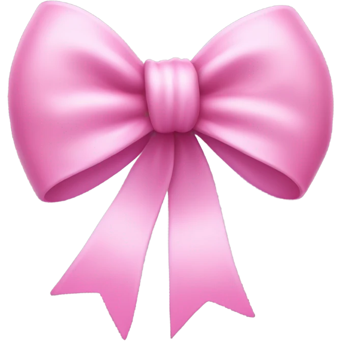 Pink bow  emoji