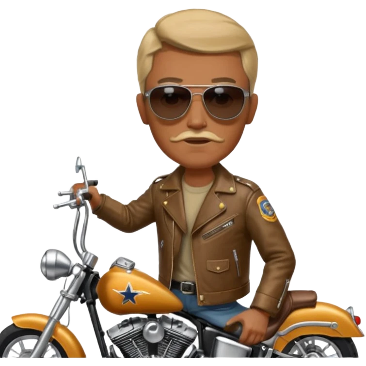 easy rider breaker morant on chopper motorcycle emoji