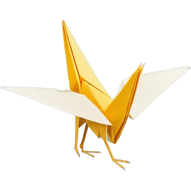 origami crane emoji