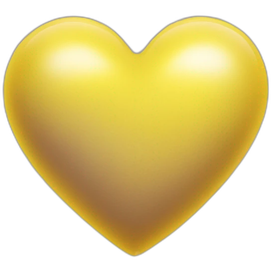 Healing heart in yellow colour  emoji