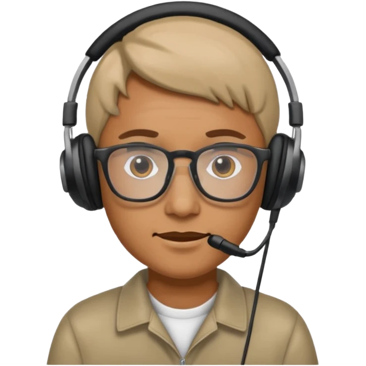headphone wearing and glassess emoji