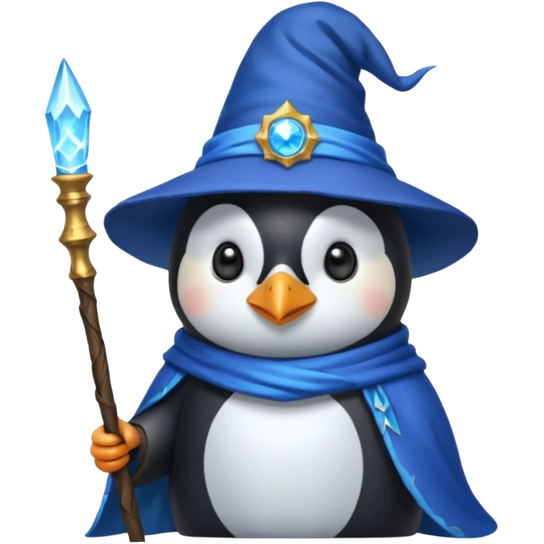 Penguin Wizard emoji