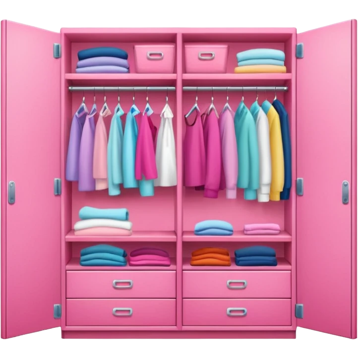 pink closet emoji