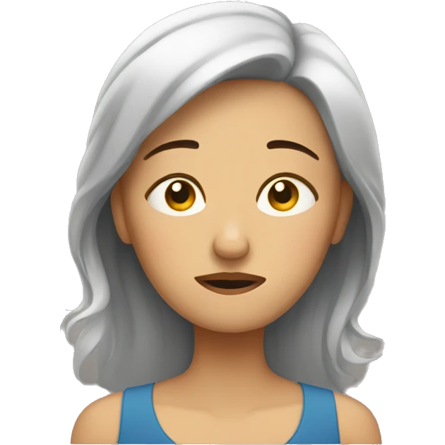 tired woman emoji