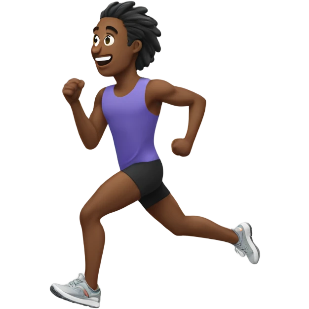 Runtiful running emoji