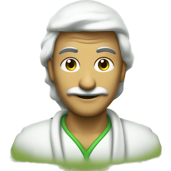 Lâmpada da enfermagem estilo Aladin com uma serpente verde em volta  emoji