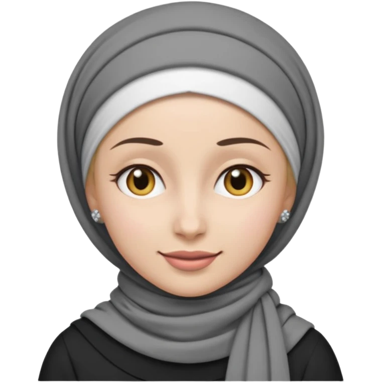 make her into emoji greyscale with tichel emoji