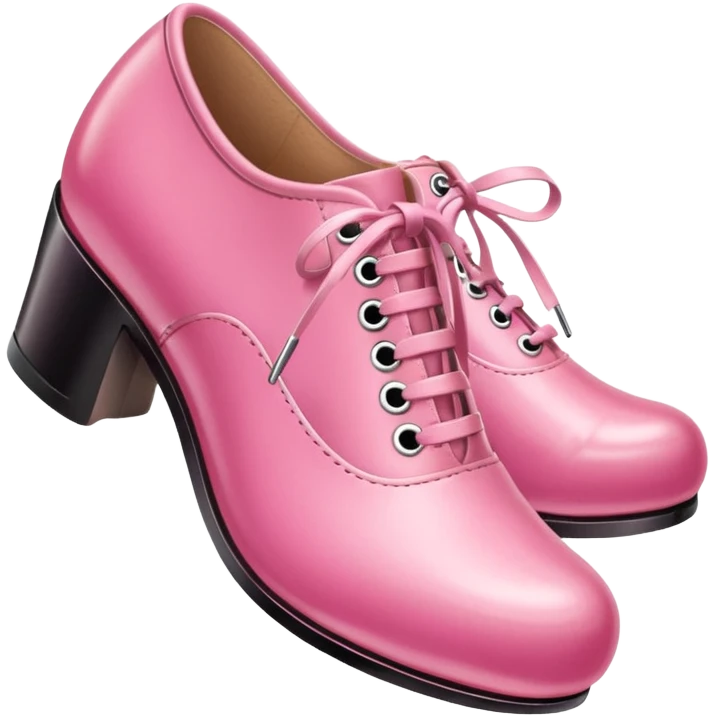 pink tap shoes emoji