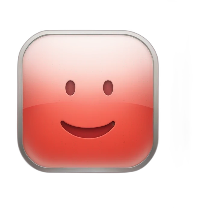 red square with rounded corners with a play button in the middle emoji