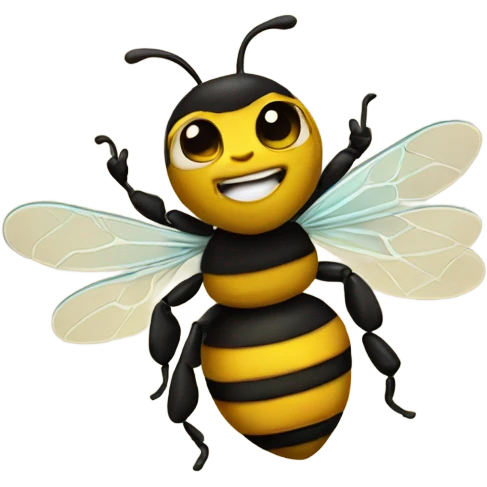 Two boy honeybees emoji