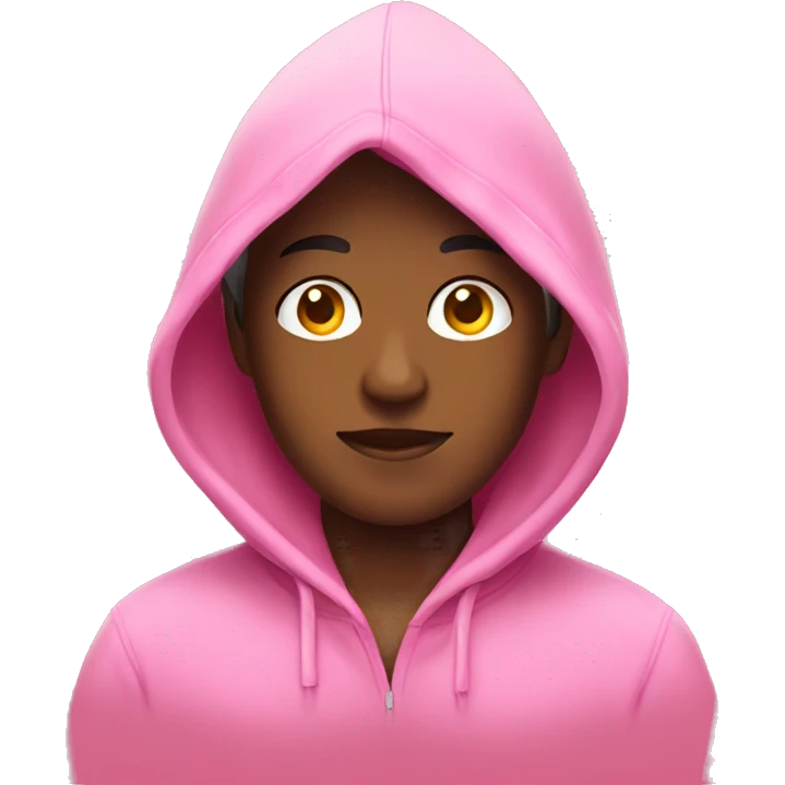Pink hoodie emoji