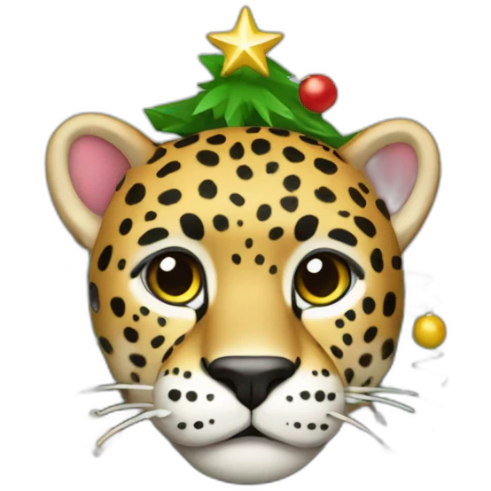 christmas tree toy jaguar emoji