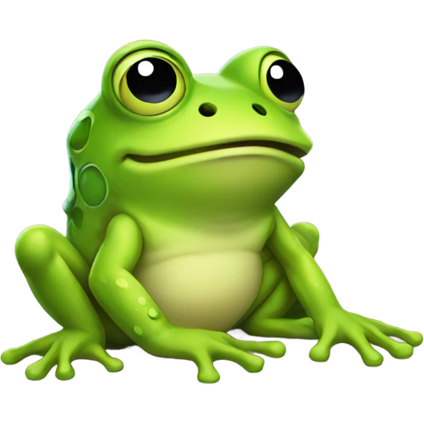 Rave frog emoji