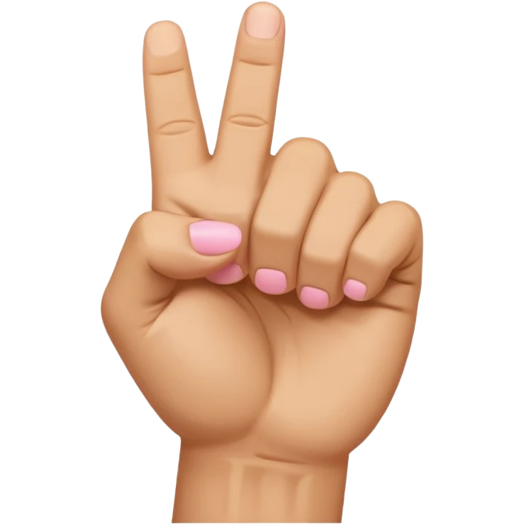 Closed fist with pinky finger sticking up emoji