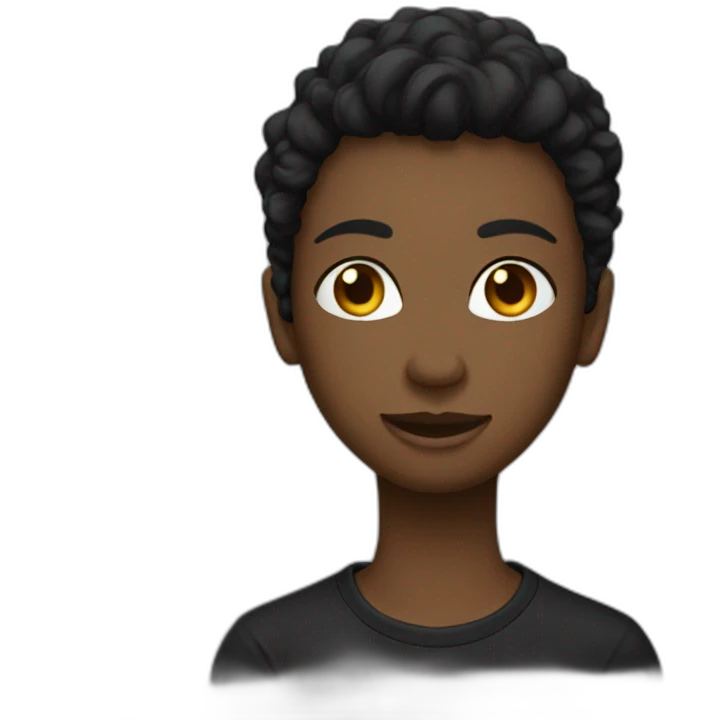 Black tshirt billi elish emoji