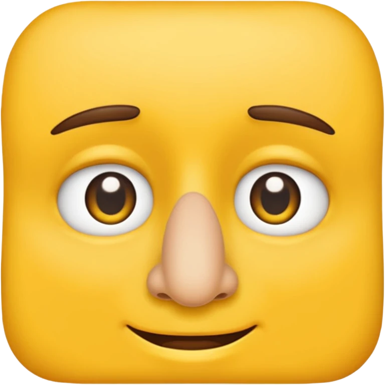 Nose emoji with a thumb in it emoji