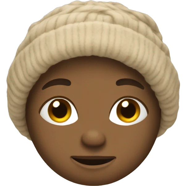 Beige cozy emoji