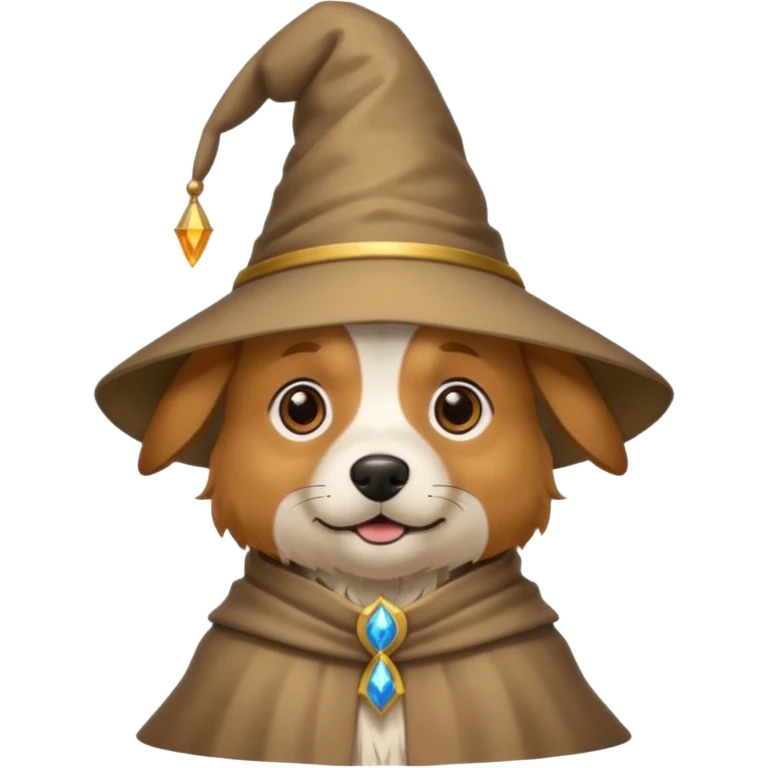 Dog wizard emoji