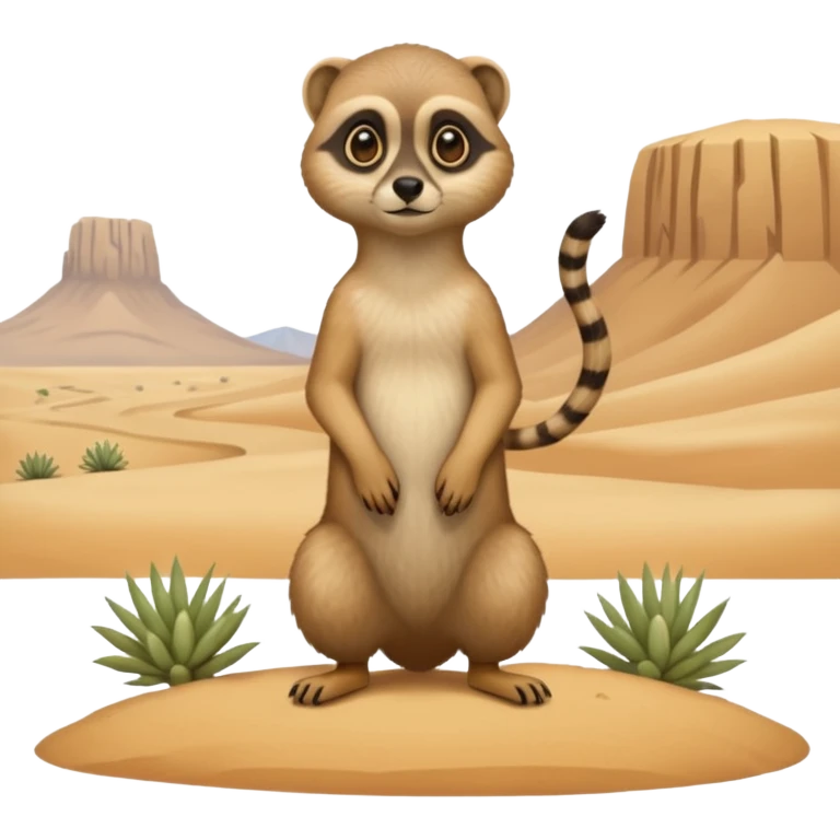 a suricate sitanding up emoji