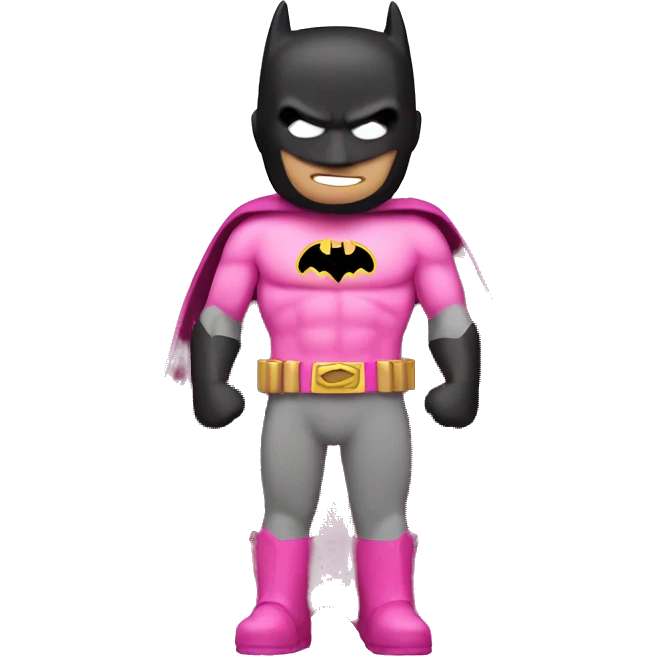 pink batman  emoji