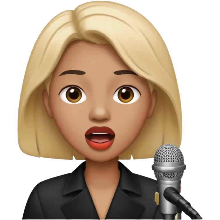 Singer emoji