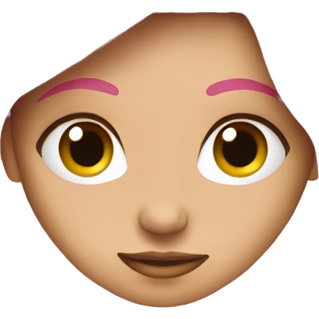 Pink emoji