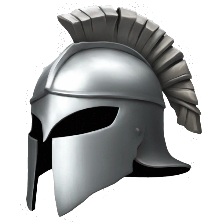 silver maximus gladiator helmet emoji