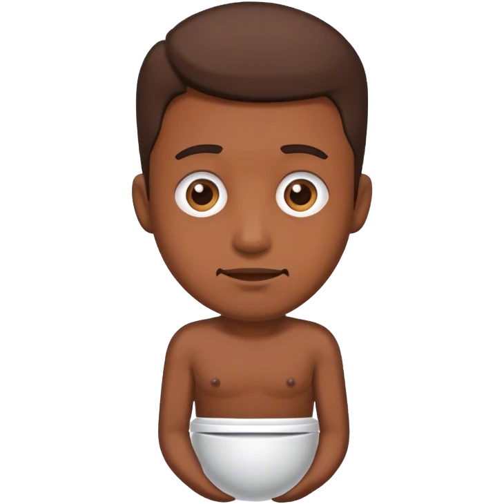 Toilet with man  emoji