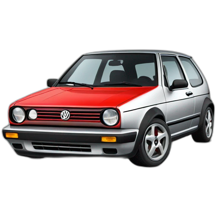 silver 2003 Volkwagen Golf GTI emoji
