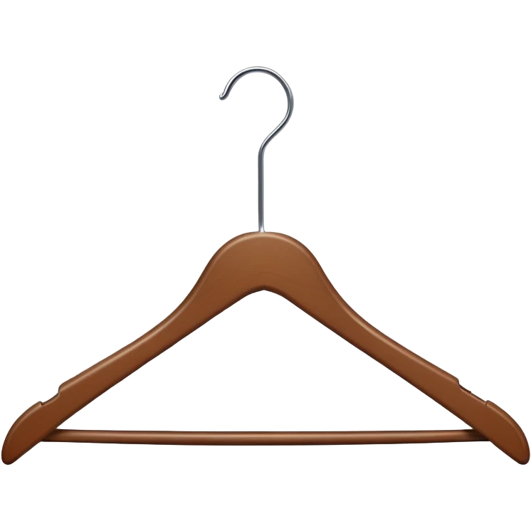 Wooden clothes hanger  emoji