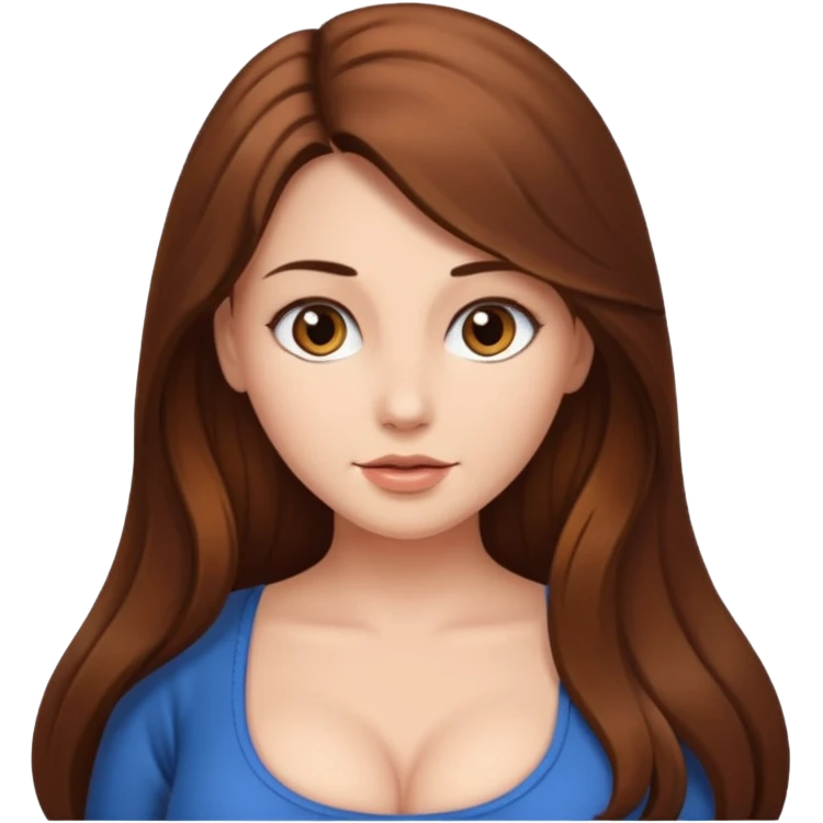 MILF with nudę big tits emoji