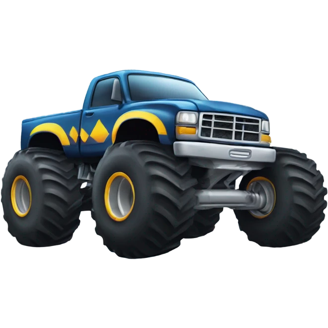 a monster truck emoji