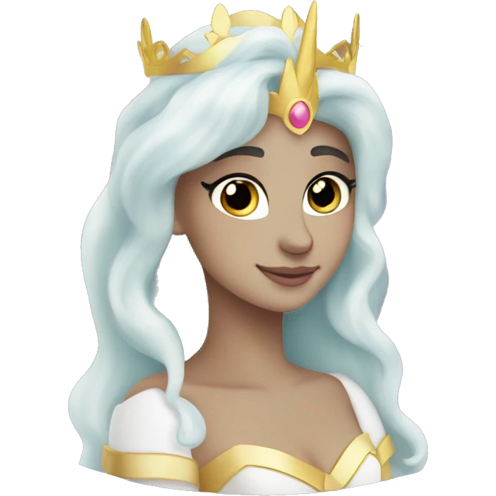 Draw princess celestia in a cute style emoji