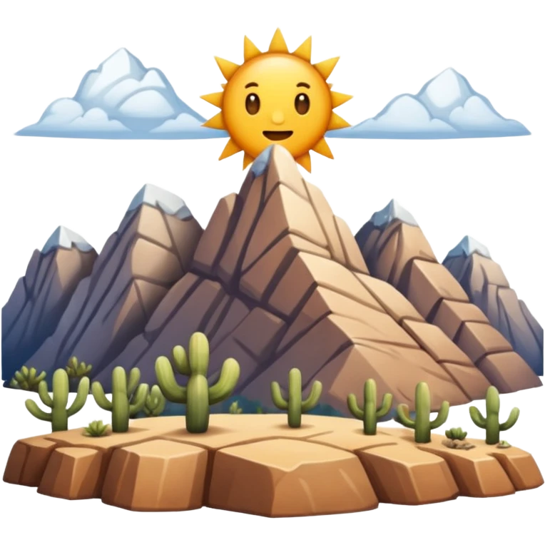 mountains in Texas emoji