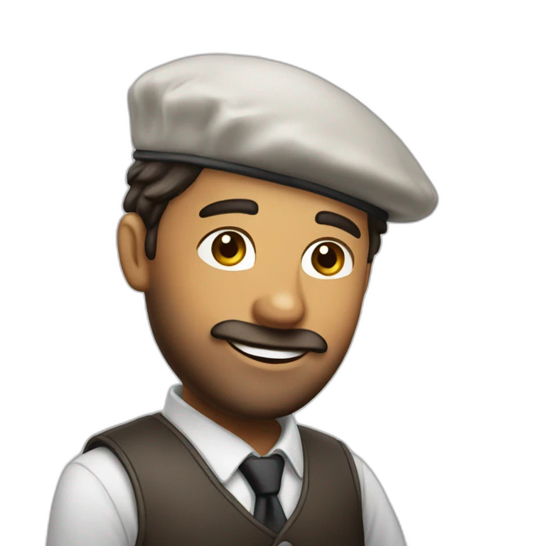 Homme avec kippa emoji