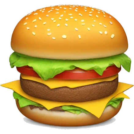 3d Burger  emoji