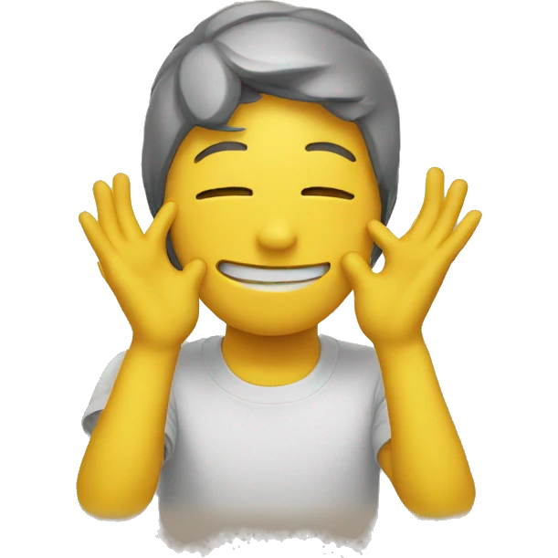 yellow emoji head in hands  emoji