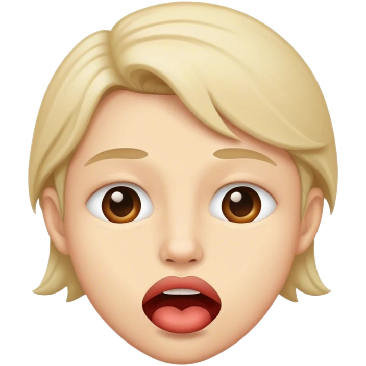 Emoji mordiéndose los labios emoji