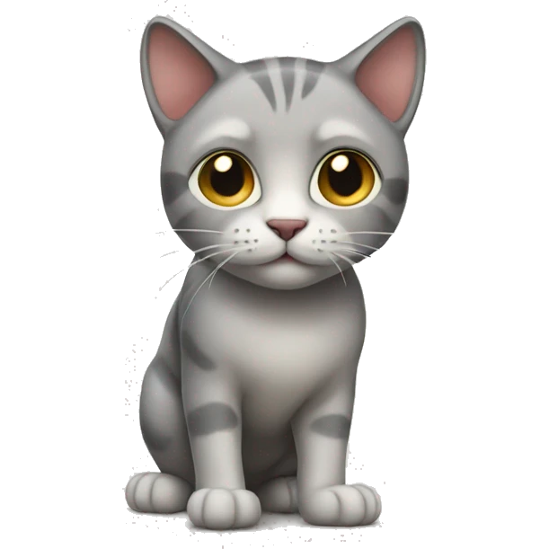 A cat standing emoji