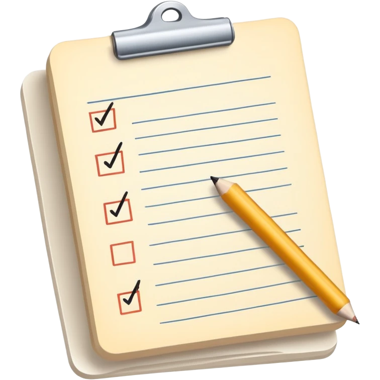 completed to-do list with all items checked off emoji
